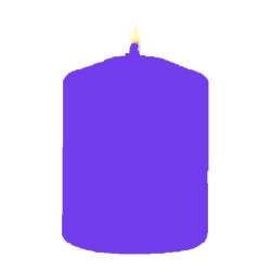 benodigdheden om kaarsen te maken, dit is kleurstof om kaarsen te kleuren in de lavendel blauwe kleur