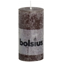 Bolsius Rustiekkaars 100/50 Chocolade Bruin - Eigenlicht.eu