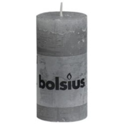 Bolsius Rustiekkaars 100/50 Licht Grijs - Eigenlicht.eu