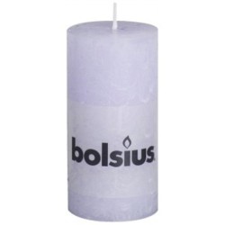 Bolsius Rustiekkaars 100/50 Pastel Lila - Eigenlicht.eu