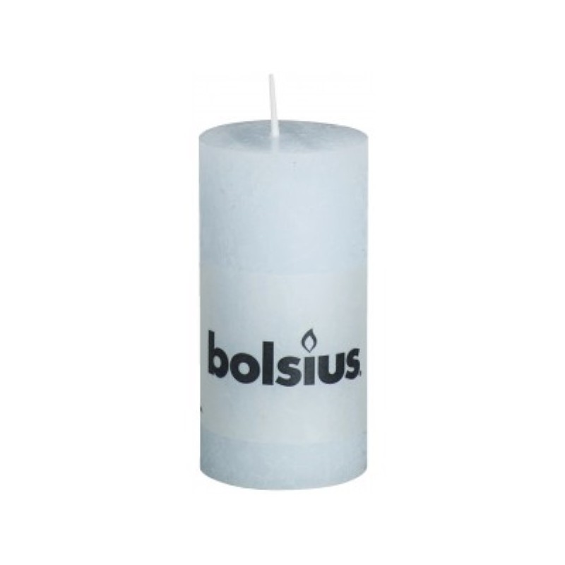 Bolsius Rustiekkaars 100/50 Pastel Blauw - Eigenlicht.eu